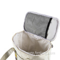 Delivery Carry Insulated Cotton Canvas Cooler Tote Bag